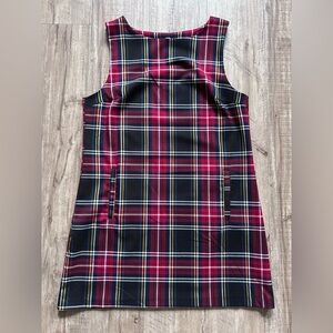 BB Dakota preppy Plaid tartan Sleeveless jumper short Dress y2K academia school